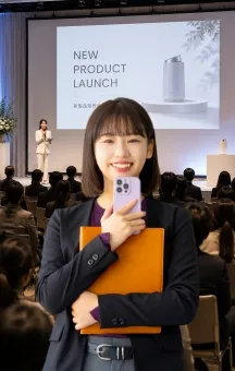 商品発表会