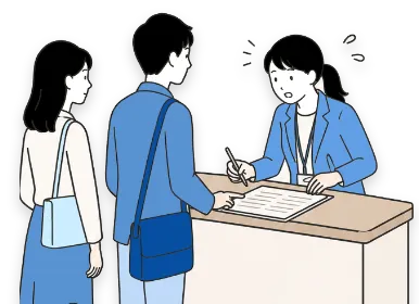 受付やチケットの対応が大変